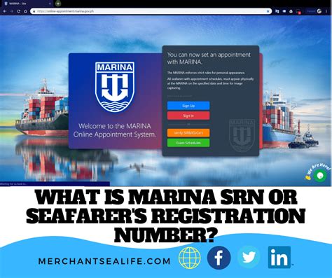 srn marina|seafarer registration.